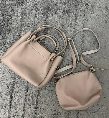 apple magic mouse 2: Набор сумок 2-в-1, цвет нюд/бежевый. - Материал: мягкая фактурная — 1