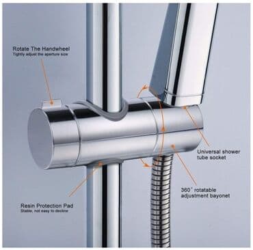 рашковые ключи: Держатель для лейки душа. Регулируемый Цвет: хромированный. Размер — 3