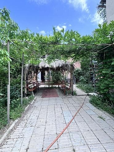 nice house: Гостевой двор с озеленённой территорией и открытыми зонами отдыха. - — 4