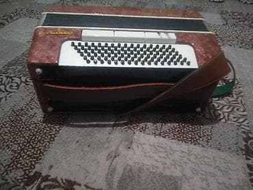 Аккордеоны: Аккордеон «Россий» (надпись на корпусе), красно-коричневый — 4