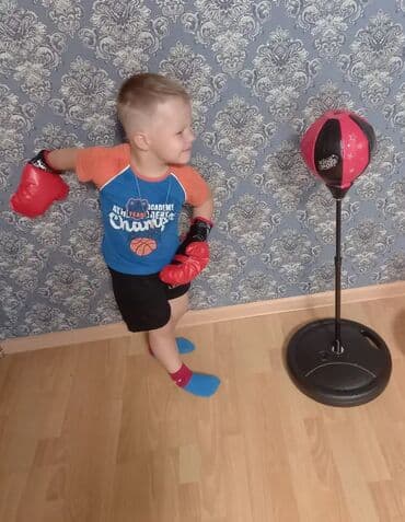 нужна: Детский боксерская груша +перчатки в подарок Почему детская груша — — 3