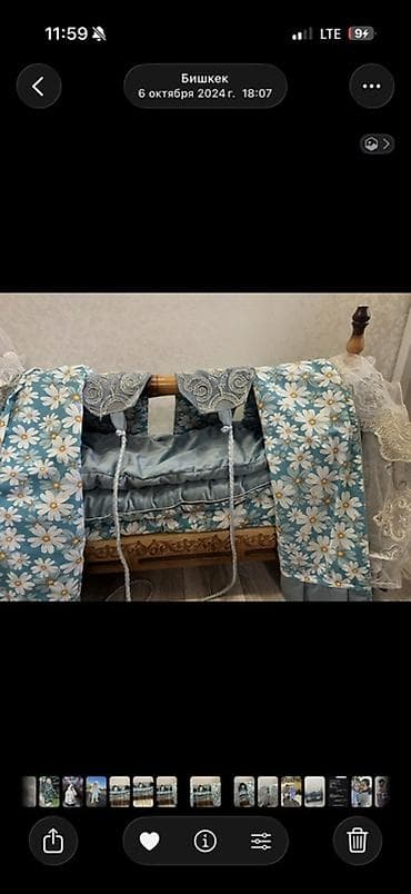 Детская мебель: Состояние Жаныдай 10/10 бешике балам 1 жолу эле жатты, тошоктору менен — 3