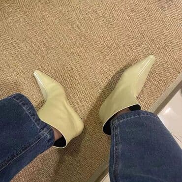 белорусская обувь для проблемных ног бишкек: Ботильоны ванильного цвета — 1