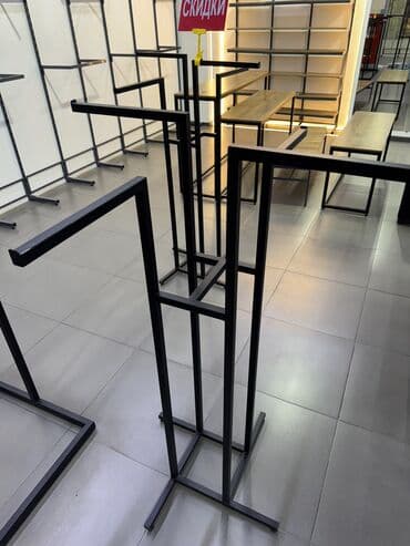 оборудования для магазина: Кронштейн Для одежды, Материал: Металл, Лофт, Б/у — 2