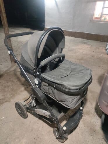 закрытые детские сандалии: Коляска, цвет - Серебристый — 5