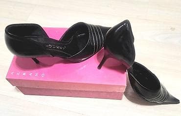 Туфли: Туфли, 37, Б/у, цвет - Черный, Самовывоз — 1