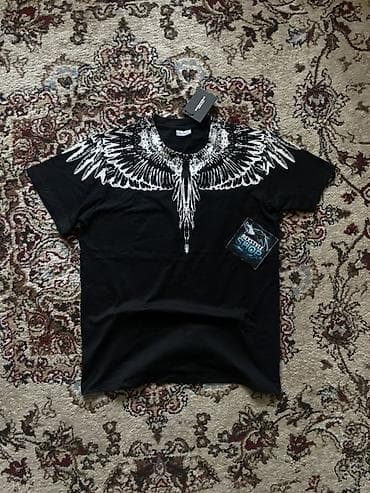 Футболки: Футболка Marcelo Burlon County of Milan - Цвет: черный - Принт — 1