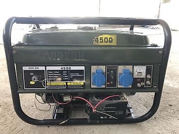 Бензиновый генератор TONGYUN 4500 Характеристики: - Однофазный, 220