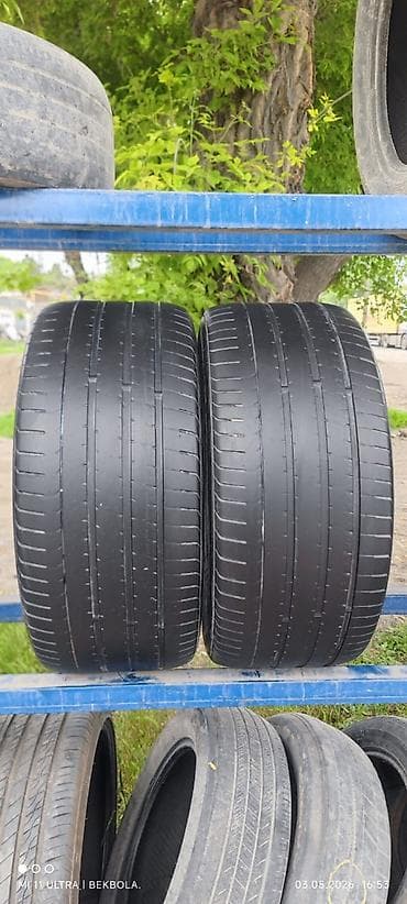 Пара летних шин 275/35 R20 102Y. Без шишек, без грыж, без порезов, На