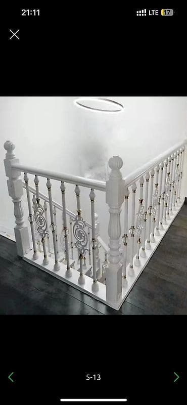 жесткий цепка: Металлическая лестница Для дома, Бесплатный замер, Форма лестницы: Г-образная, Стиль: Классический — 3