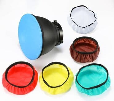 кольцевая лампа для видео: Цветные Насадки BS-CN11 Этот диффузор подходит для стандартных — 1