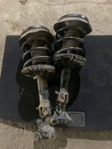 c 220: Задний амортизатор, Комплект пружин амортизатора, Комплект амортизаторов Mercedes-Benz Б/у, Оригинал, Германия — 2