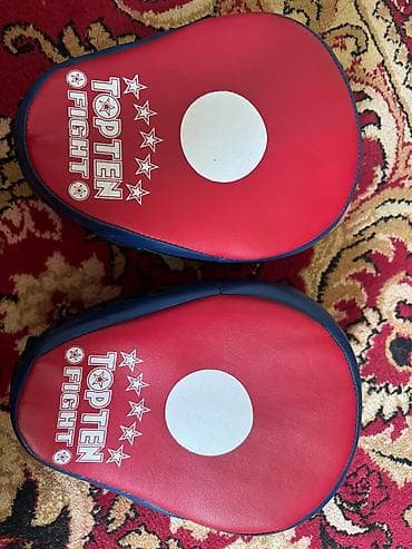 Лапы для бокса/кикбоксинга Top Ten Fight (пара) - Тип: тренерские