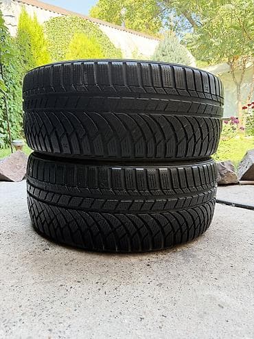 17: Шины 225 / 45 / R 17, Зима, Б/у, Пара, Легковые, Корея, Kumho — 1
