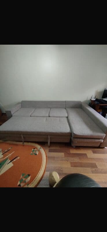 пуфик трансформер: Раскладной диван, Б/у — 2