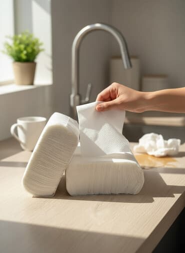 упаковка для суши: Z-образные полотенца, в упаковке 15 пачек. Цена за упаковку 1050 сом — 1