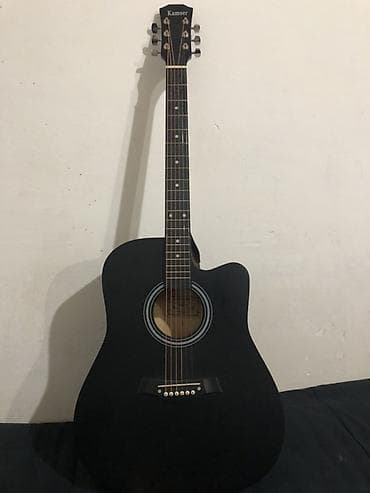 Гитары: Акустическая гитара Kamoer, форма корпуса Dreadnought с вырезом — 2