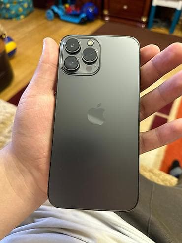 poco 4xpro: IPhone 13 Pro Max, Б/у, 128 ГБ, Графит, Зарядное устройство, Защитное стекло, Чехол, 87 % — 4