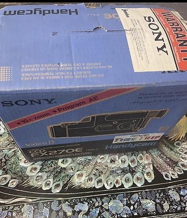 видеокамеры sony: Видеокамера Sony Handycam CCD‑FX270E (PAL), формат записи Video8 — 1
