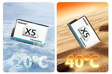 Аккумуляторы: Аккумулятор Kadanshi X5 для экшн‑камеры Insta360 X5 батарейки новый с — 4