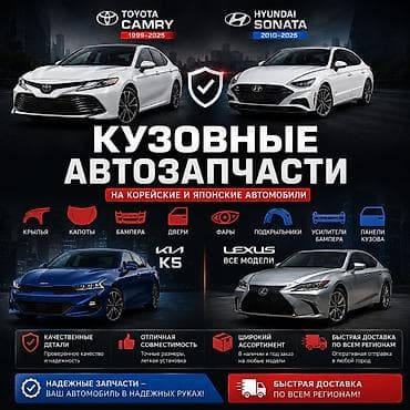 Toyota Camry (1999–2025) 🚗 Кузовные запчасти Toyota Camry 1999–2025 В