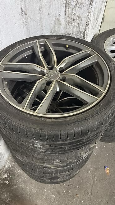 яктар: Комплект из 4 оригинальных литых дисков Audi с шинами — 2