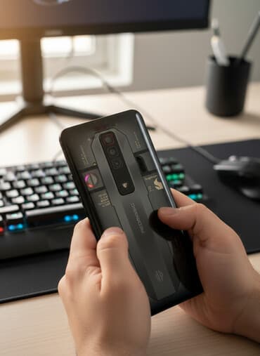 компактный телефон: ZTE Nubia Red Magic 7, 256 ГБ, цвет - Черный — 1