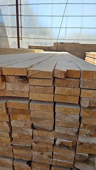 Үй жана бакча: Тактайлар, Кырдуу, Курулуш үчүн, Кызыл карагай — 1