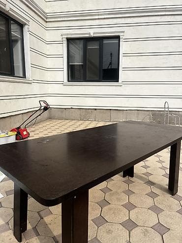 стол с табуреткой: Стол для зала, Не раскладной, Прямоугольный — 2