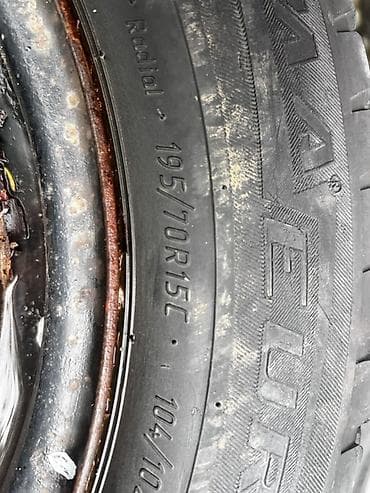 шины 215 70 15 с: Колеса в сборе 195 / 70 / R 15, Всесезонная, 1 шт, Легкий коммерческий транспорт (C/LT), Железные — 2