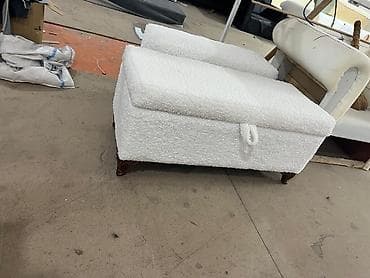 белые пакеты: Банкетка, Новый, Без полок, Бесплатная доставка, цвет - Белый — 2