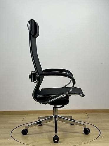 office table: Офисное кресло, Новый, С колесиками, цвет - Черный, Экокожа, Бесплатная доставка — 2