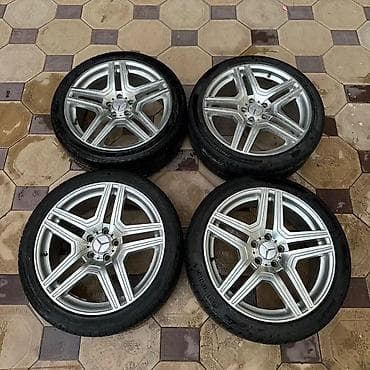 sg 9: Колеса в сборе 245 / 40 / R 19, Лето, Б/у, Комплект, Легковые, Литые, отверстий - 5 — 1