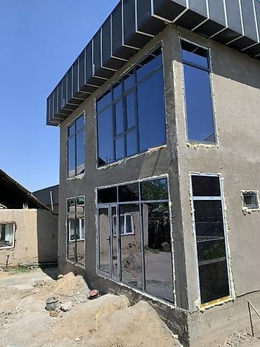 Пластиковое окно на заказ, Тип окна: Витражные, Панорамные, Декоративные особенности: Другие особенности, Бесплатная установка, В рассрочку at lalafo.kg Пластиковое окно на заказ, Тип окна: Витражные, Панорамные, Декоративные особенности: Другие особенности, Бесплатная установка, В рассрочку