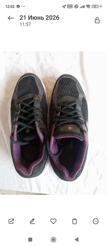 nike react: Кроссовки, 39, Б/у, цвет - Черный, Платная доставка — 3
