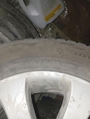 Дөңгөлөктөр монтажда 235 / 65 / R 17, Кыш, Колдонулган, Комплект, Жол тандабастар (АТ/МТ), Куйма, тешиктери - 5 — 2