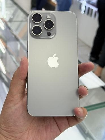 iphone 14 pro max 1 tb: IPhone 15 Pro Max, Б/у, 512 ГБ, Natural Titanium, Защитное стекло, Чехол, 84 % — 2