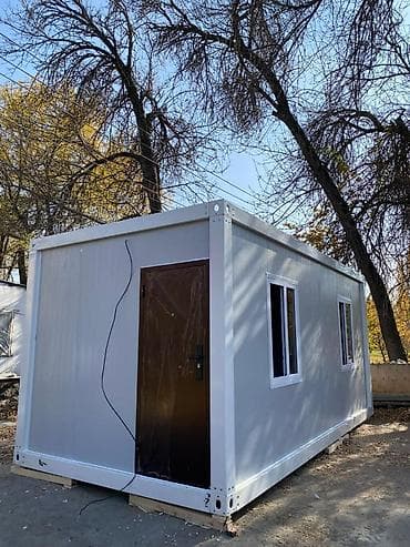 модульный офис: Модульный контейнерный дом/офис из сэндвич‑панелей. - Размер — 3