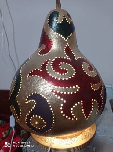 синий лампа: Светильник ночник ручная работа экологически чистыйоригинальные лампы — 4