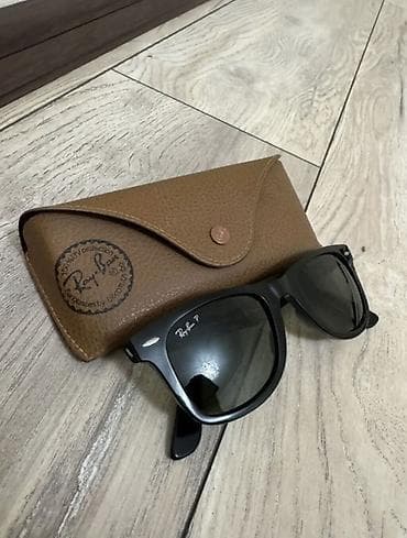 линза: Күндөн коргоочу көз айнектер көз айнек, Ray-Ban, Унисекс, Вайфарерлер, Полярдык линзалар — 1