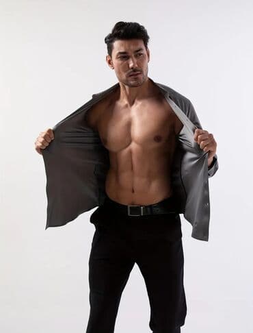 протирка: Лонгслив, цвет - Черный, 3XL — 7