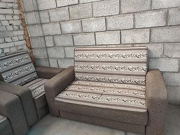 продаю еврокуб: Комплект мягкой мебели, Б/у, Самовывоз, цвет - Коричневый — 5