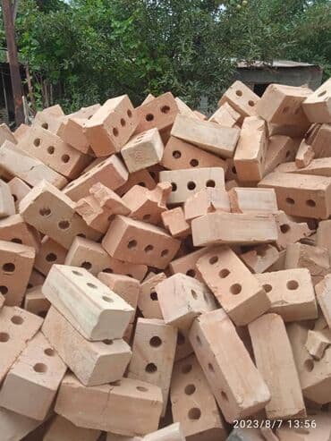 Пустотелый, дырчатый, Жженый кирпич, Полублок, 250×120×90