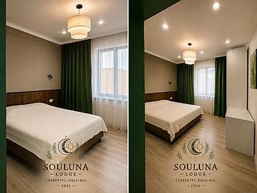Ысык-Көлдө конок үйлөр: Ысык-Көлдө конок үйү, Souluna lodge Чырпыкты, 6 орун, Күнүмдүк — 5