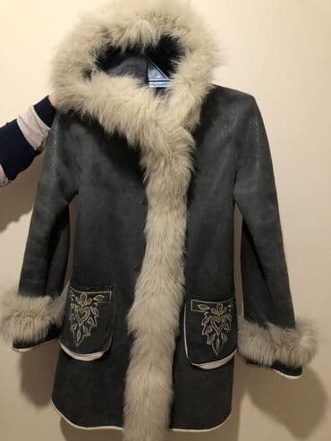 зимняя куртка бишкек: Шуба, Түлкү, Тизеден, Капюшону бар, L — 2