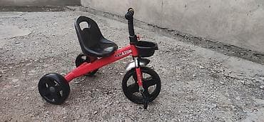 3х колесный велосипед: Детский велосипед, 3-колесный, 1 - 3 года, Для девочки, Б/у — 1