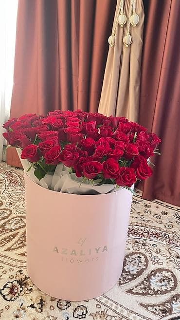 flow: Розы в коробке AZALIYA flowers - Эффектная композиция из большого — 2