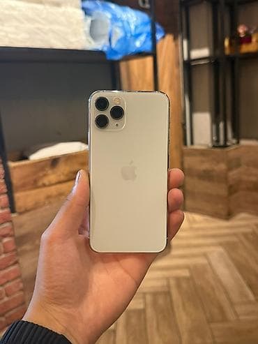 iphone 11 pro 128: IPhone 11 Pro, Б/у, 64 ГБ, Серебристый, 100 % — 1