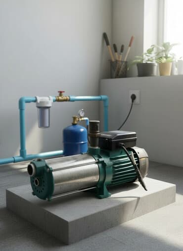 Продаю 2 насоса Насос секционный 15 000 сом Насос крылчатый 9000 сом