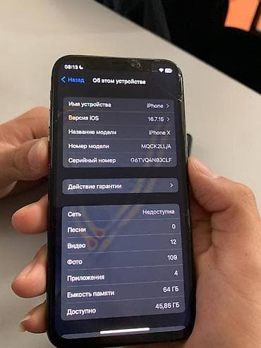 ipod mini: IPhone X, 64 ГБ, Space Gray — 4